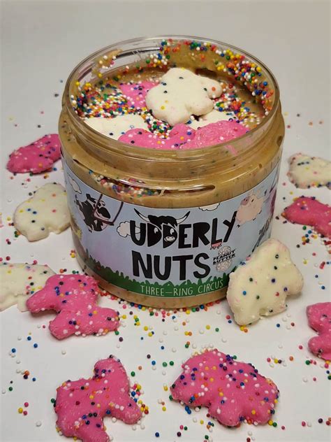 Udderly nuts - Home. Peanut Butter Blitz. Peanut Butter lovers rejoice! Our honey-roasted peanut butter base absolutely loaded with Reese's Pieces, Reese's Peanut Butter Baking Chips, Milk Chocolate …